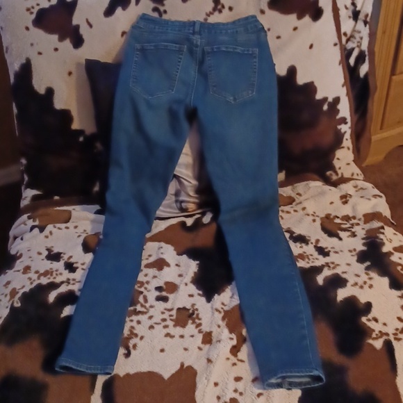 PACSUN, DISTRESSED, LOW RISE, SKINNIEST, STRETCH JEANS W24X36 - Picture 5 of 10